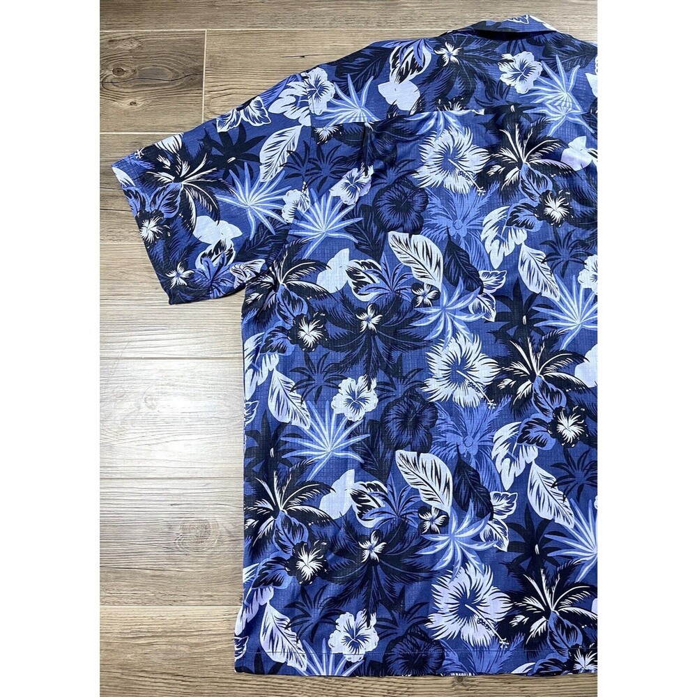Tommy Bahama Hawaiian Villanova Embroidered Button Down Short Sleeve Shirt XXL - Picture 11 of 13
